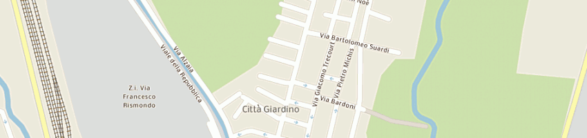 Mappa della impresa cartoleria snoopy a PAVIA