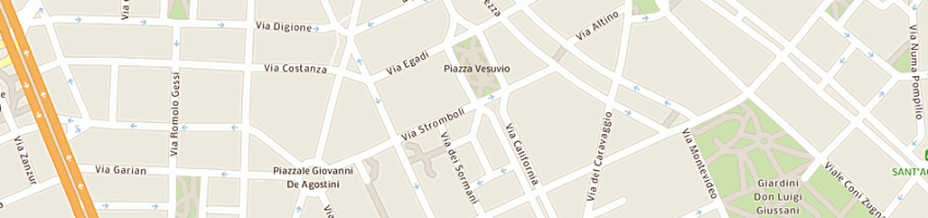 Mappa della impresa thanks srl a MILANO