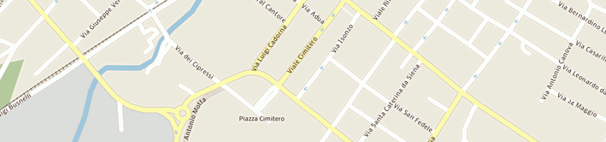 Mappa della impresa santinami fiori snc a MEDA