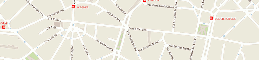 Mappa della impresa cacciapuoti giuliano a MILANO