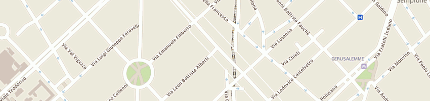 Mappa della impresa geotecnica croce (srl) a MILANO