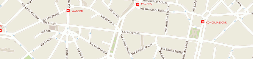 Mappa della impresa el prestin del cantun snc di manzoni giovanni e c a MILANO