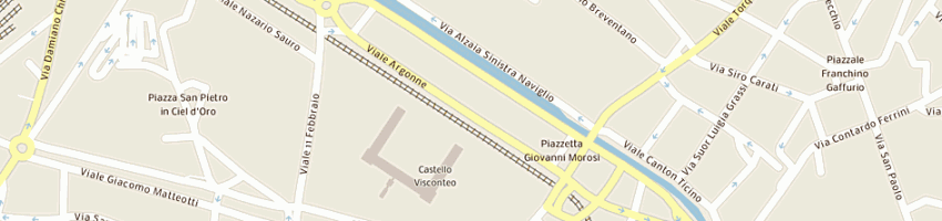 Mappa della impresa conti e abba' (snc) a PAVIA