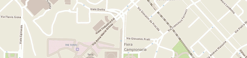 Mappa della impresa onde e onde sas di giorgio ondevieni e c a MILANO