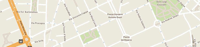 Mappa della impresa ristorante le castellet comad snc di toscano concetto e c a MILANO
