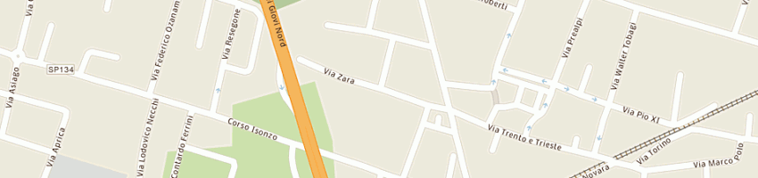 Mappa della impresa brambilla pierino sas a SEVESO