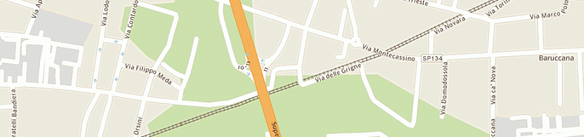 Mappa della impresa carrozzeria dei giovi di malagesi maria a SEVESO