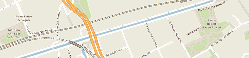 Mappa della impresa bolognesi mauro a MILANO