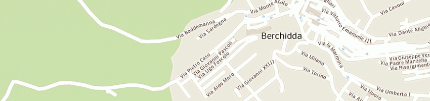 Mappa della impresa despa snc di spagnolu annetta e c a BERCHIDDA
