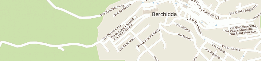 Mappa della impresa gallura isolamenti di chirigoni mariano a BERCHIDDA