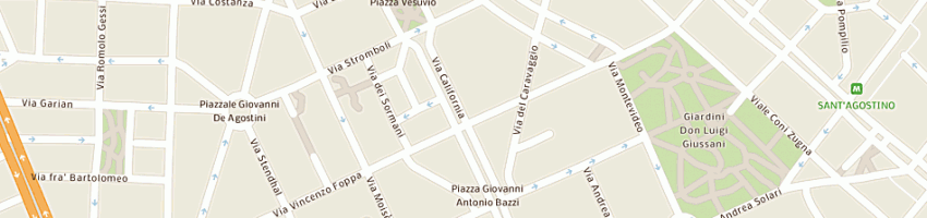 Mappa della impresa cigognini bruno a MILANO