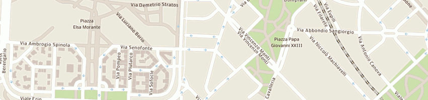 Mappa della impresa immobiliare del rosso di g anceschi e c societa' in accomandita semplice a MILANO