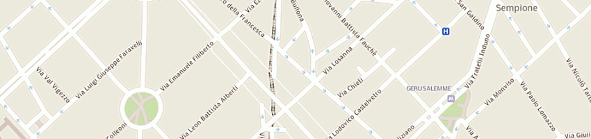 Mappa della impresa pleiadi immobiliare srl a MILANO