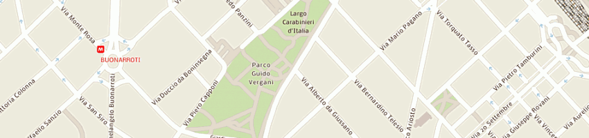Mappa della impresa archmichele de lucchi srl a MILANO