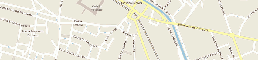 Mappa della impresa grattoni fabrizio a PAVIA