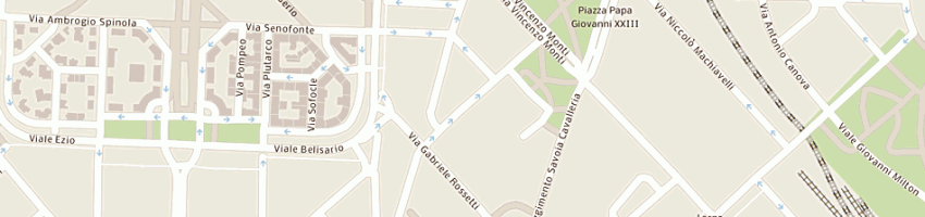 Mappa della impresa d e a srl a MILANO