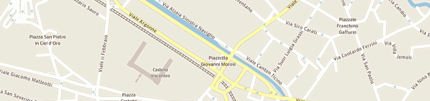 Mappa della impresa pagani onorino a PAVIA