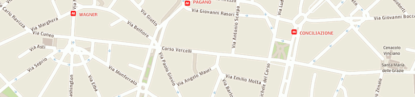 Mappa della impresa citti di d'amanzo giancarlo e c (sas) a MILANO