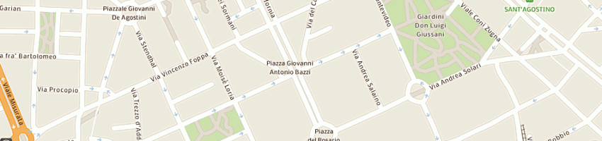 Mappa della impresa naturalmente di frigeri gianna a MILANO
