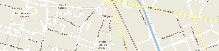 Mappa della impresa cosi vittorio a PAVIA