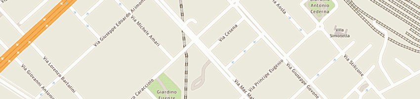 Mappa della impresa salis alberto a MILANO