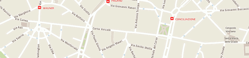Mappa della impresa esseci - sistemi di comunicazione srl a MILANO