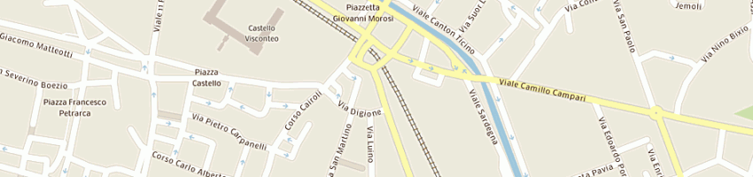Mappa della impresa cotra srl a PAVIA