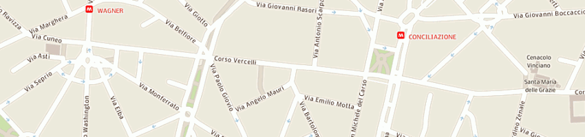 Mappa della impresa de molfetta sas di massimo alberto de molfetta e c a MILANO