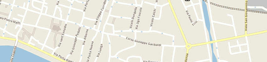 Mappa della impresa ecotecno a PAVIA