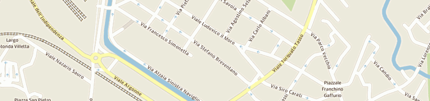 Mappa della impresa enfor impresa a PAVIA