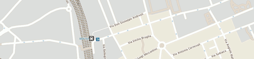 Mappa della impresa farmacia cavalli aristide a MILANO