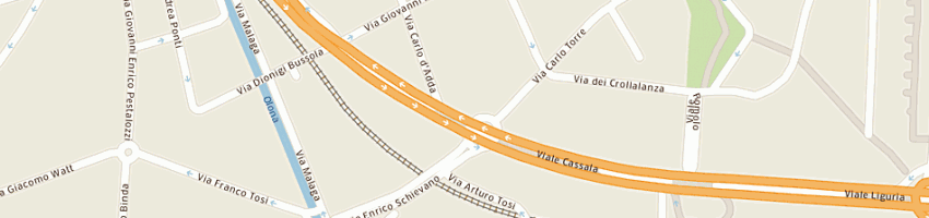 Mappa della impresa roda' a MILANO