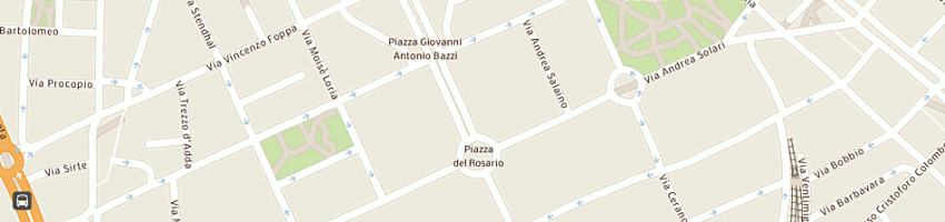 Mappa della impresa fta forniture tecniche ambrosiane di battaglia tomaso a MILANO