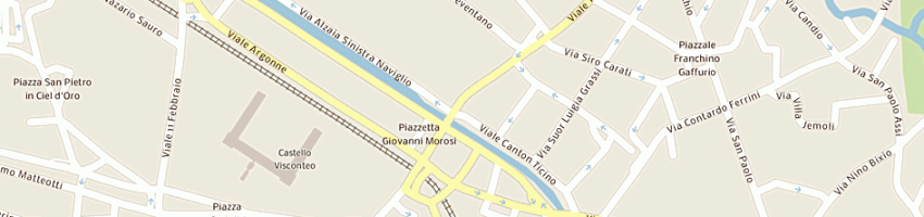 Mappa della impresa il cuoio e l'artigiano di de rosa alfonso a PAVIA