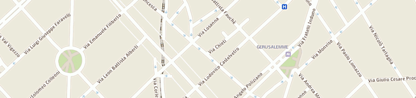 Mappa della impresa trattoria il toscanaccio di sgobba costantino a MILANO