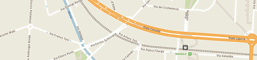 Mappa della impresa guillemot srl a MILANO