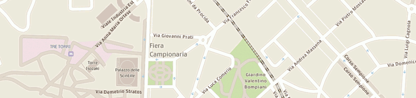 Mappa della impresa scuola media statale via moscati - mameli a MILANO