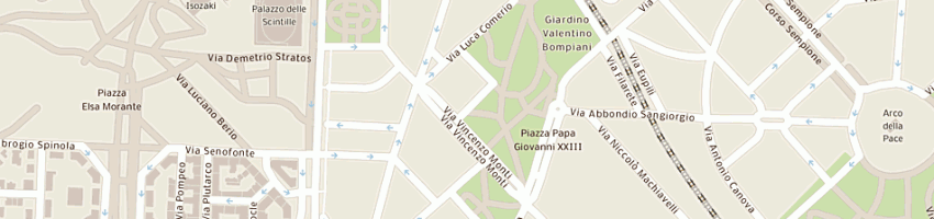 Mappa della impresa stev dati srl a MILANO