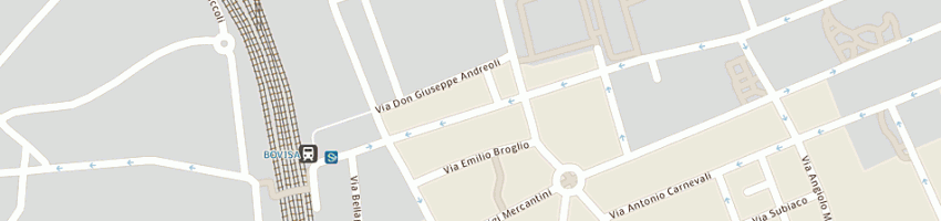 Mappa della impresa trattoria speranza di fella paola a MILANO