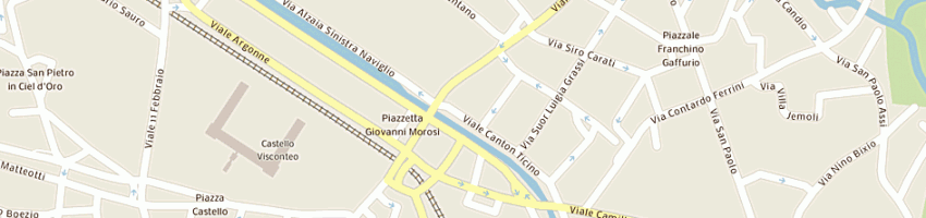 Mappa della impresa turin ronaldo a PAVIA