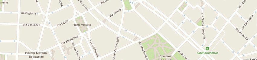 Mappa della impresa alga snc di alzati luigi e c a MILANO