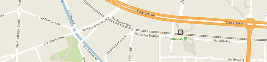 Mappa della impresa brekka srl a MILANO
