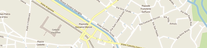Mappa della impresa bisiach e carru spa a PAVIA