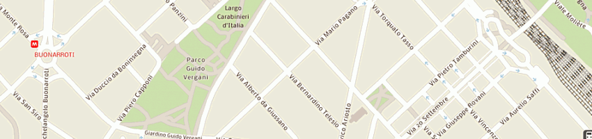Mappa della impresa condominio via m pagano 47 a MILANO