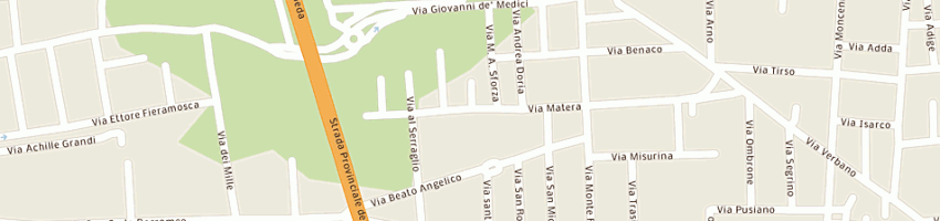 Mappa della impresa gagliardi egidio a CESANO MADERNO
