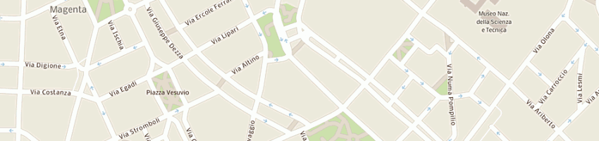 Mappa della impresa magri pier domenico a MILANO