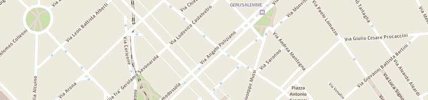 Mappa della impresa koky snc di sayed ahmed mohamed e c a MILANO