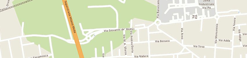 Mappa della impresa verde pastello di russo daniela a CESANO MADERNO