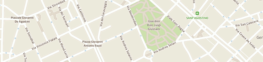 Mappa della impresa urban italia srl a MILANO