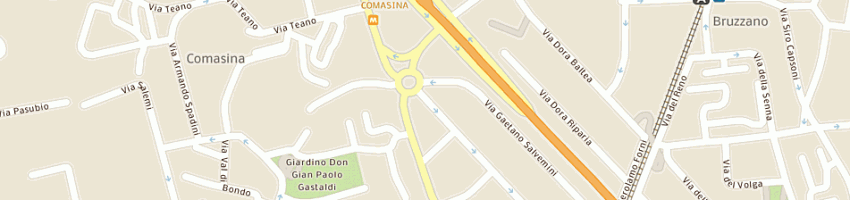 Mappa della impresa gromero ottavio a MILANO